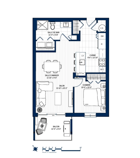 Plan Appartement 605