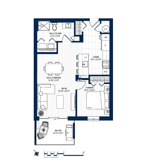 Plan Appartement 610