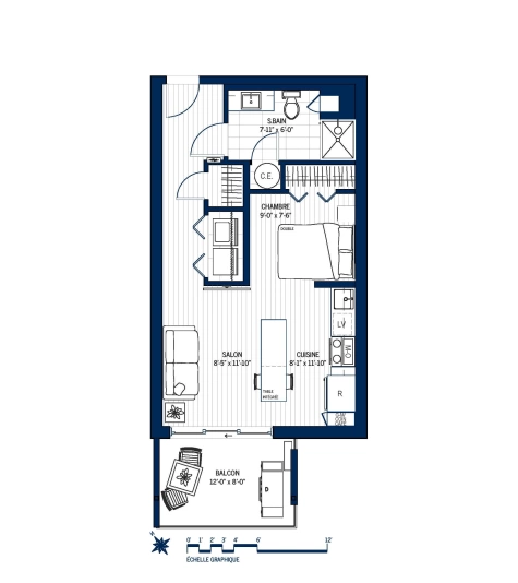 Plan Appartement 407