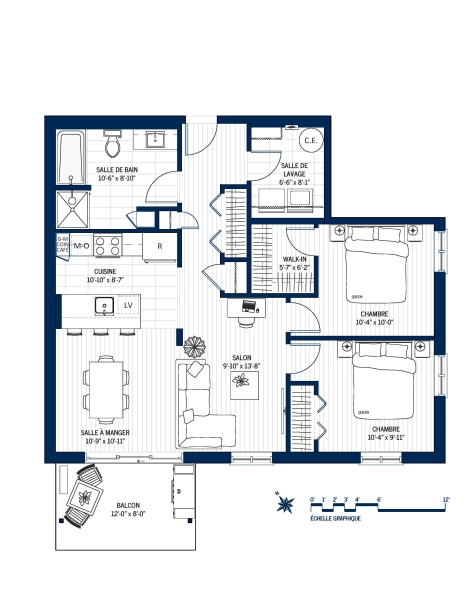 Plan Appartement 110