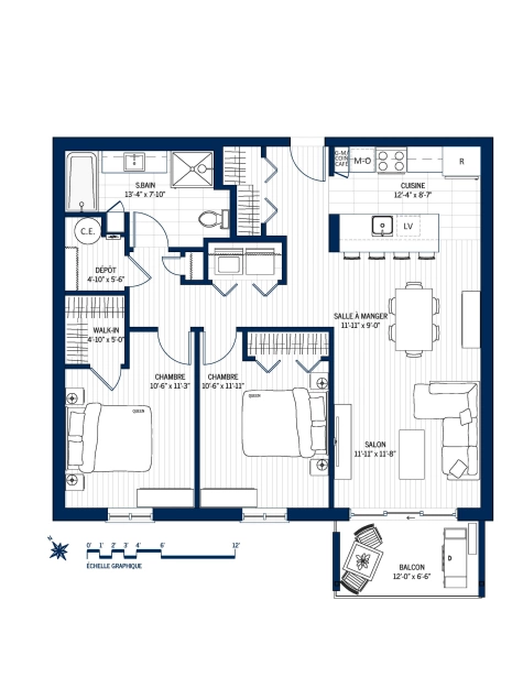 Plan Appartement 406