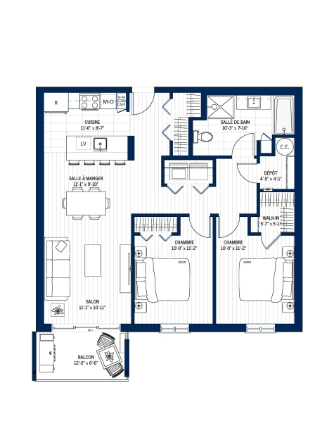 Plan Appartement 407