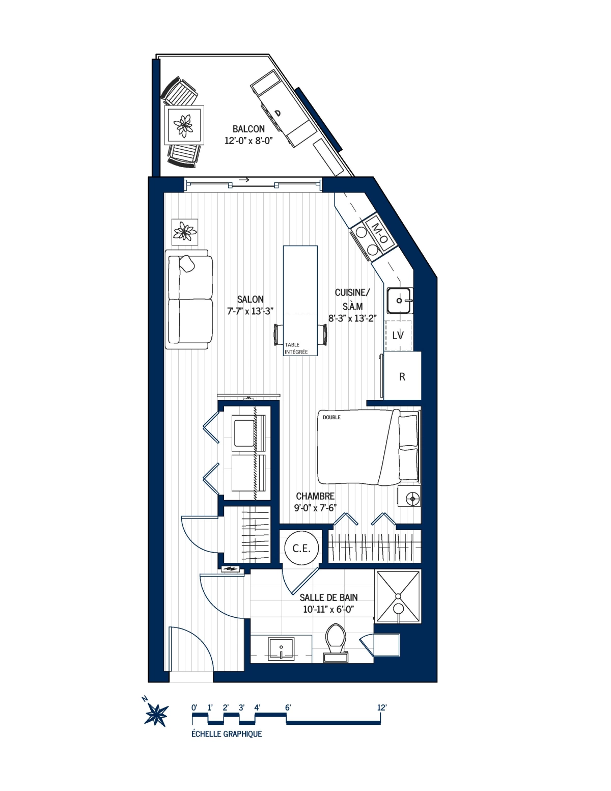 Plan Appartement 413