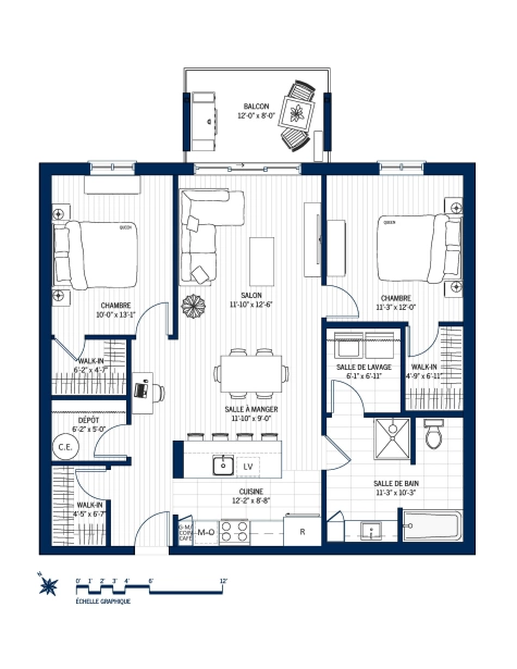 Plan Appartement 614