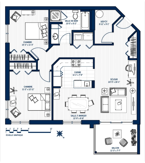 Plan Appartement 109