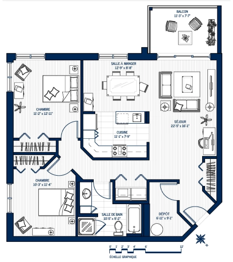 Plan Appartement 509