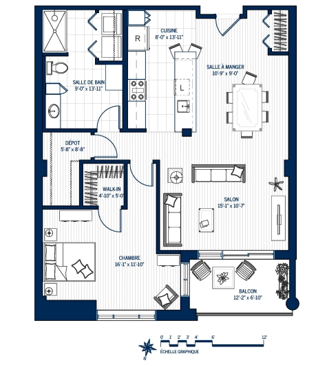 Plan Appartement 707