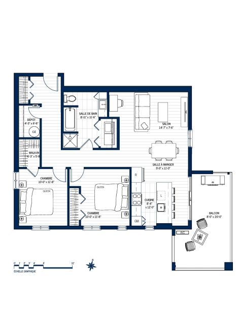 Plan Appartement 505