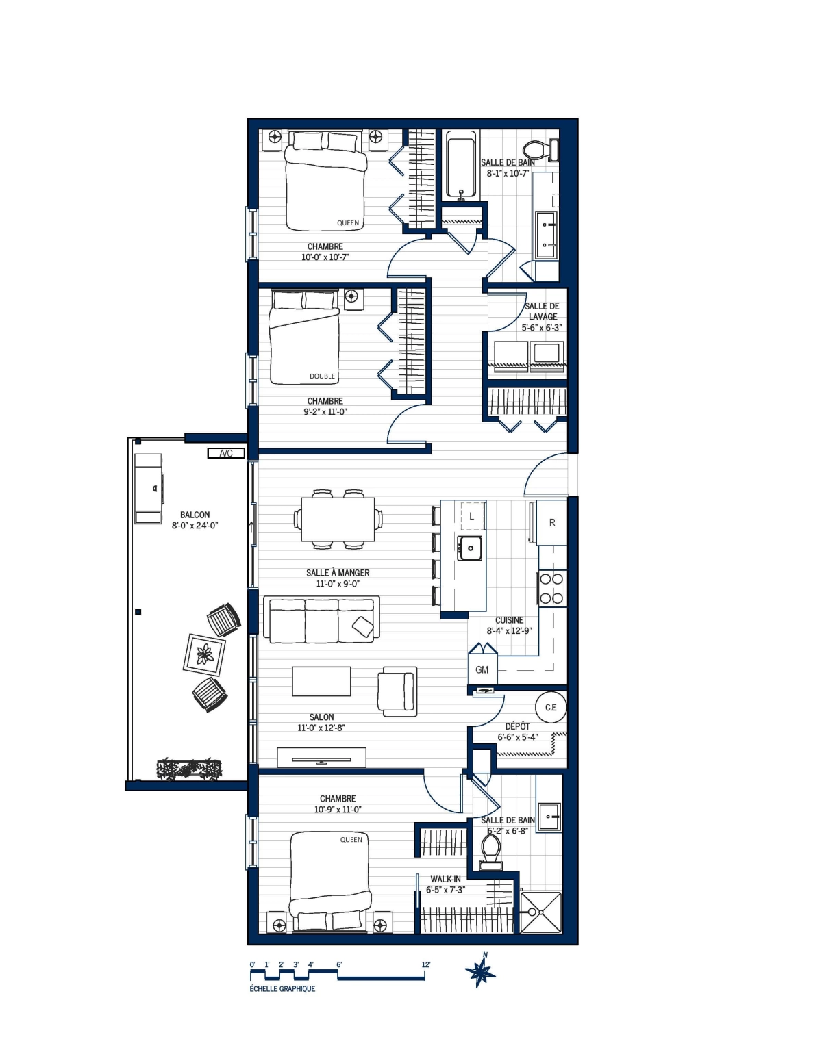 Plan Appartement 407