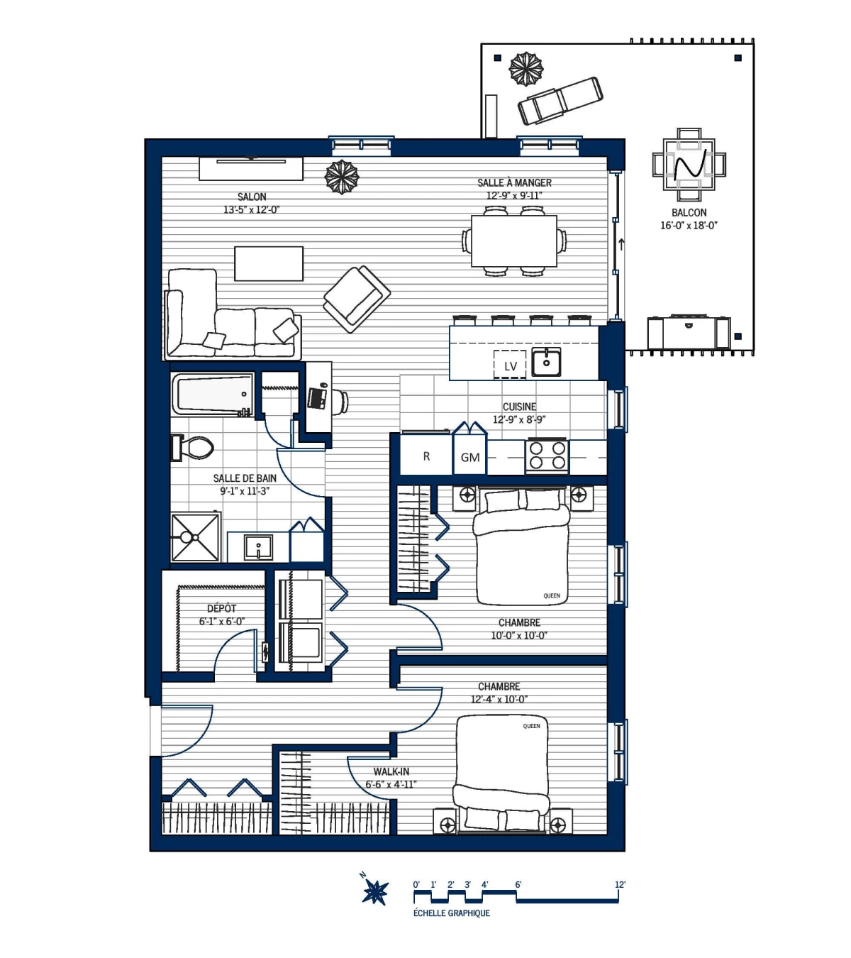 Plan Appartement 104
