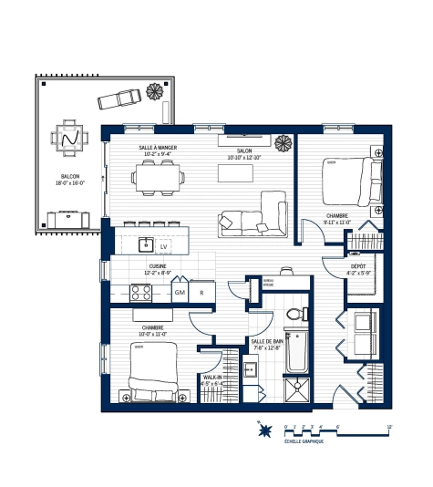 Plan Appartement 403