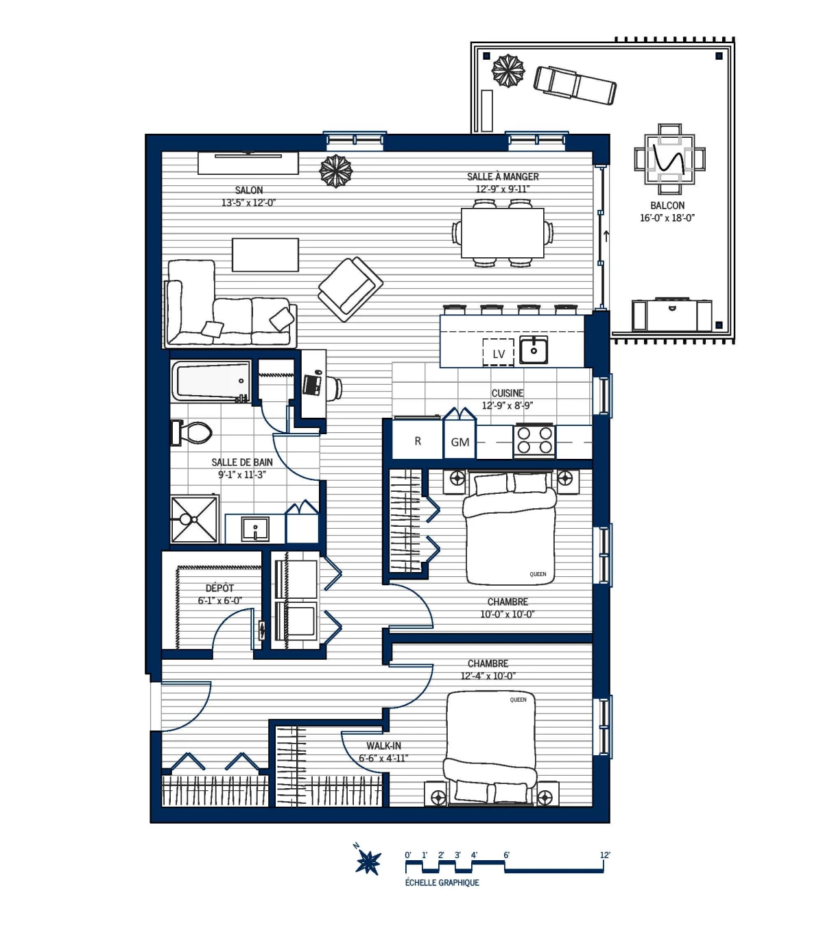 Plan Appartement 404