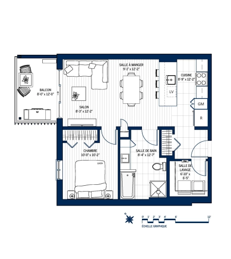 Plan Appartement 412