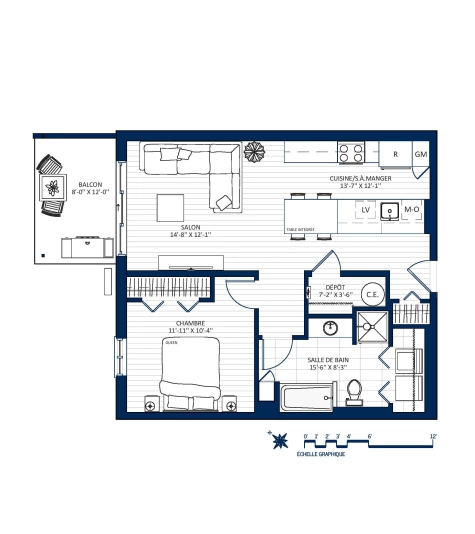 Plan Appartement 111