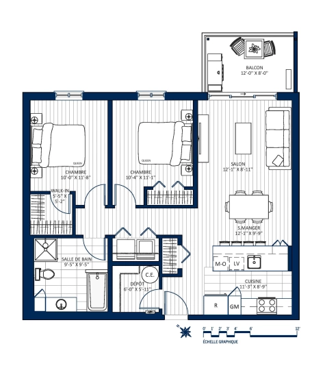 Plan Appartement 302