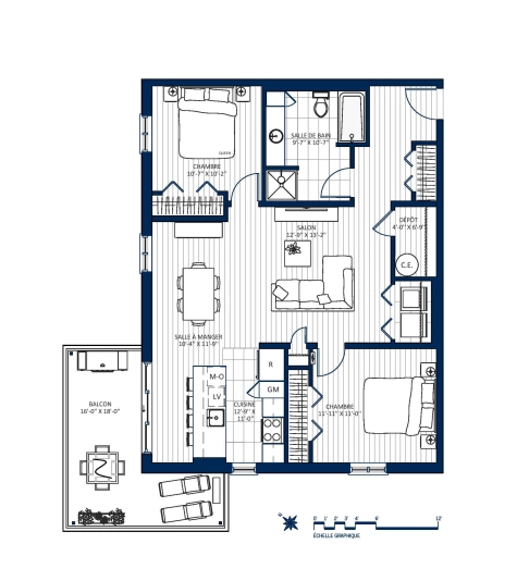 Plan Appartement 410