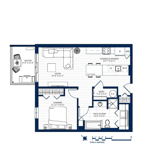 Plan Appartement 411