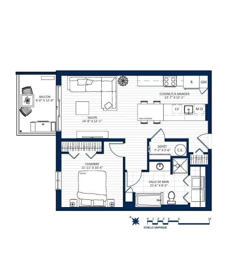 Plan Appartement 611