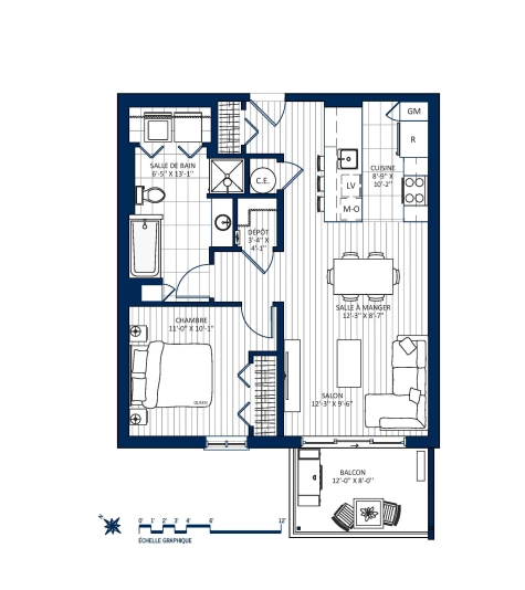 Plan Appartement 614