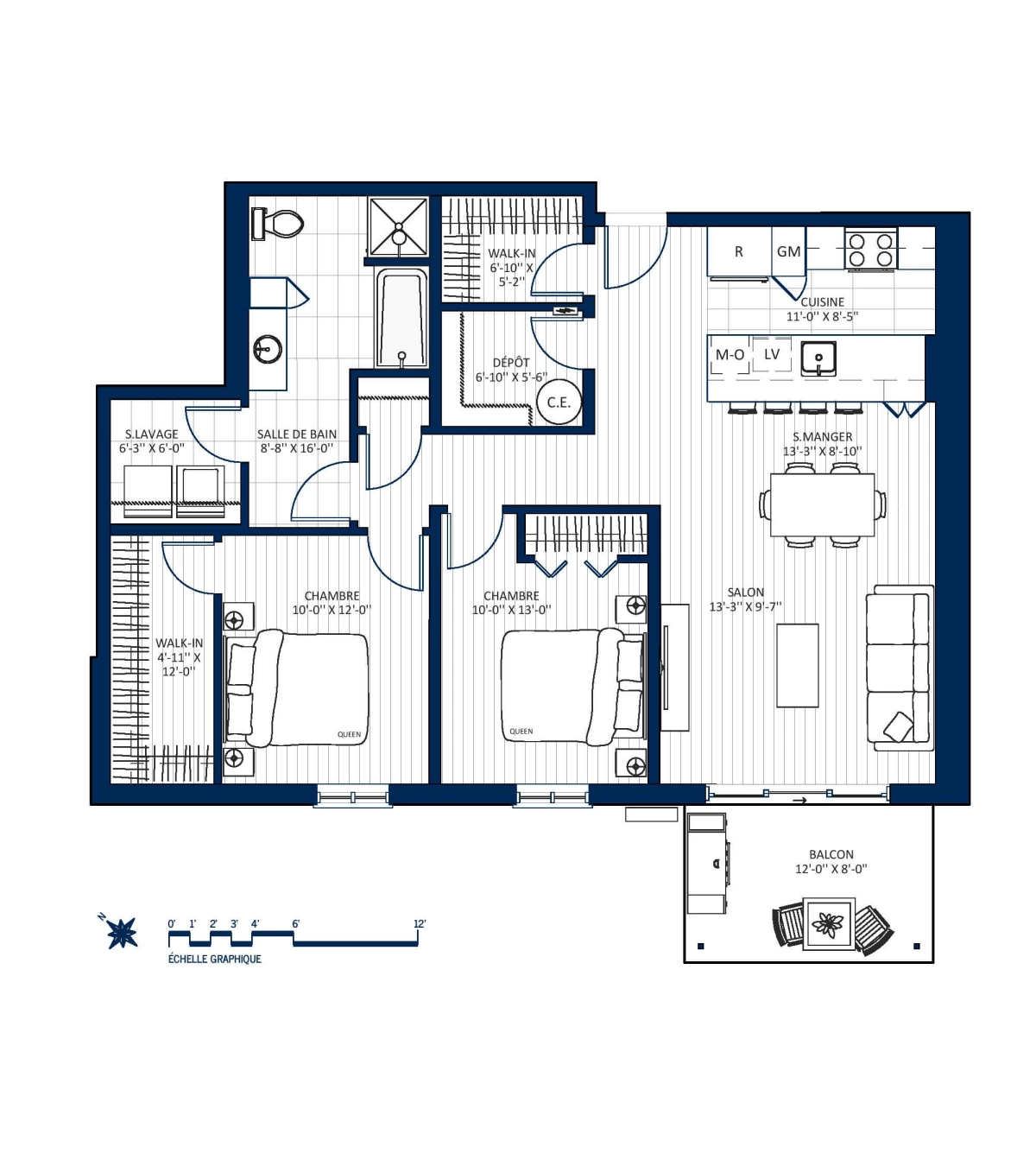 Plan Appartement 116