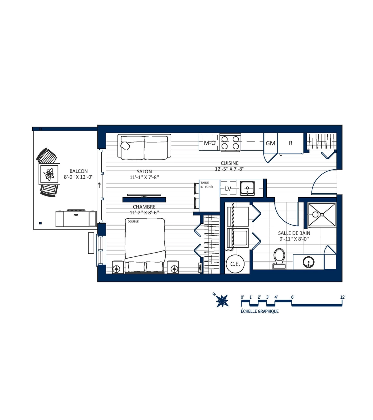 Plan Appartement 122