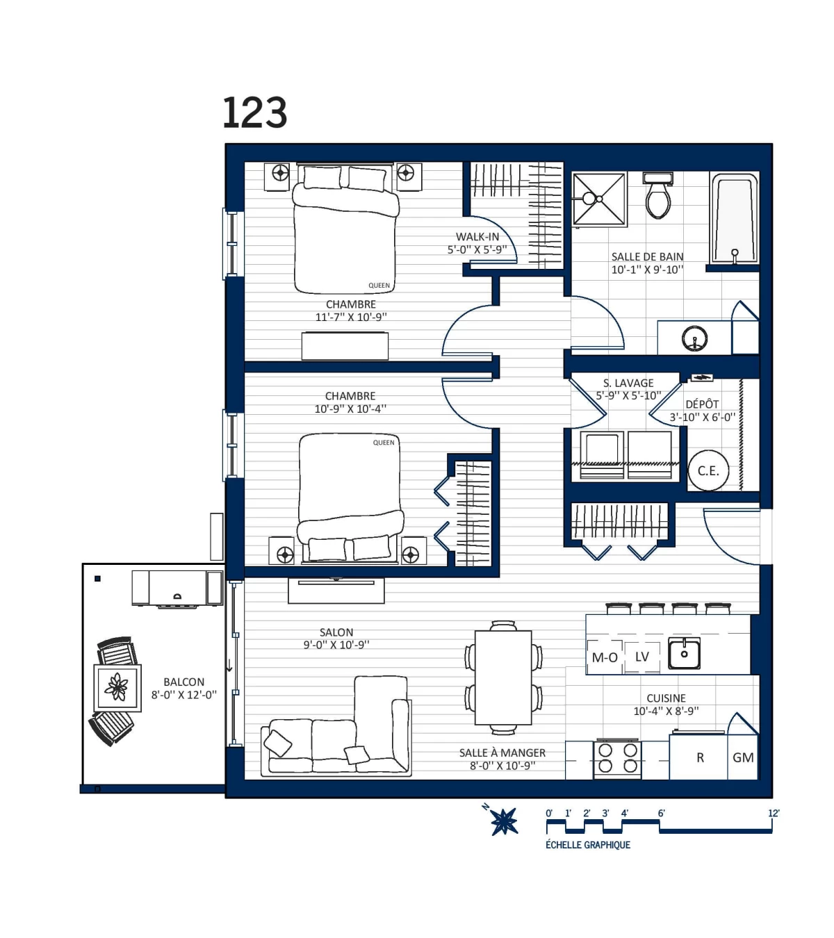 Plan Appartement 123