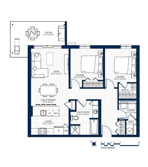 Plan Appartement 124