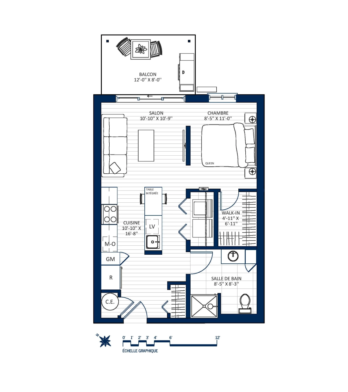 Plan Appartement 125