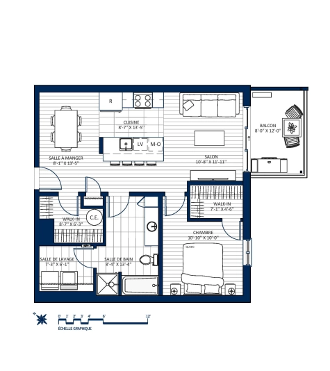 Plan Appartement 418