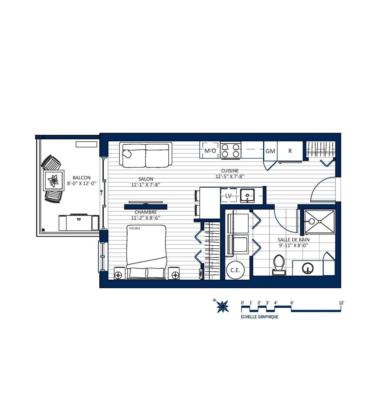 Plan Appartement 522