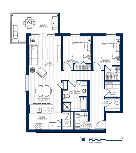 Plan Appartement 424