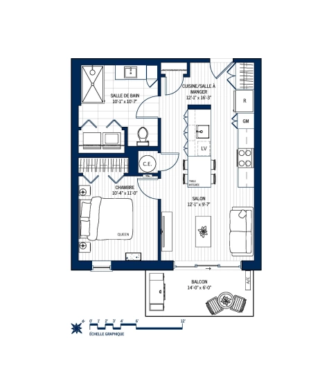 Plan Appartement 104