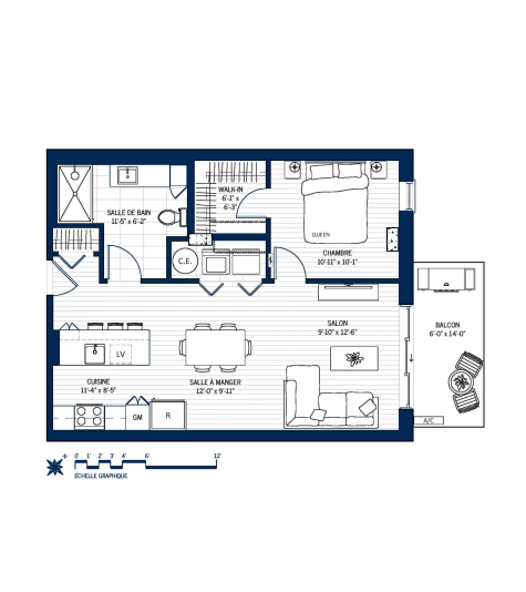 Plan Appartement 107
