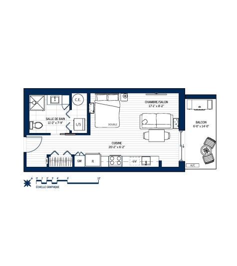 Plan Appartement 108