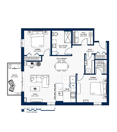 Plan Appartement 204