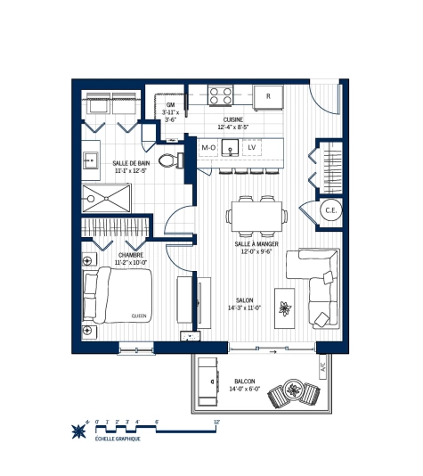 Plan Appartement 604