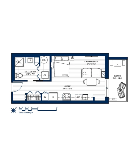 Plan Appartement 210