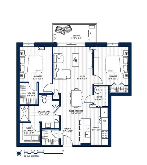 Plan Appartement 612