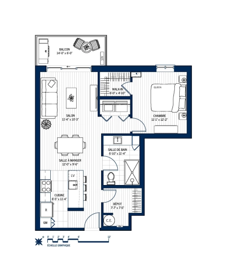 Plan Appartement 215
