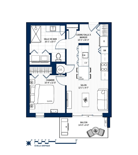 Plan Appartement 405