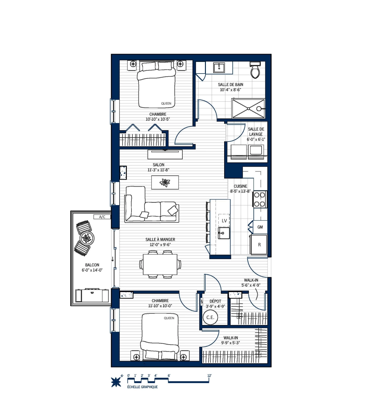 Plan Appartement 715