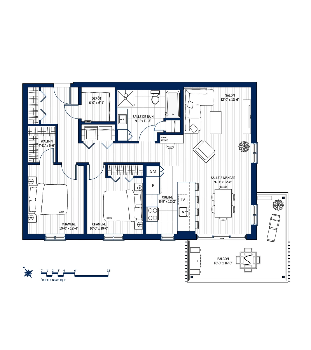 Plan Appartement 603