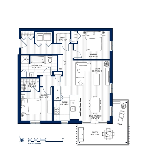 Plan Appartement 602