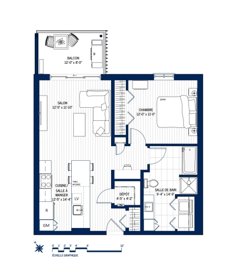Plan Appartement 604