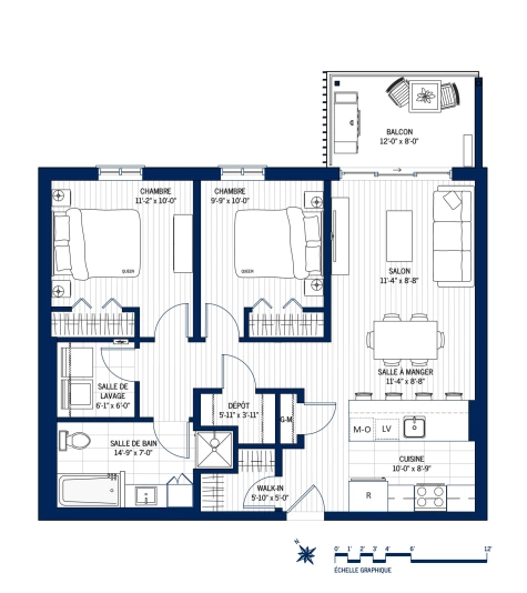 Plan Appartement 605