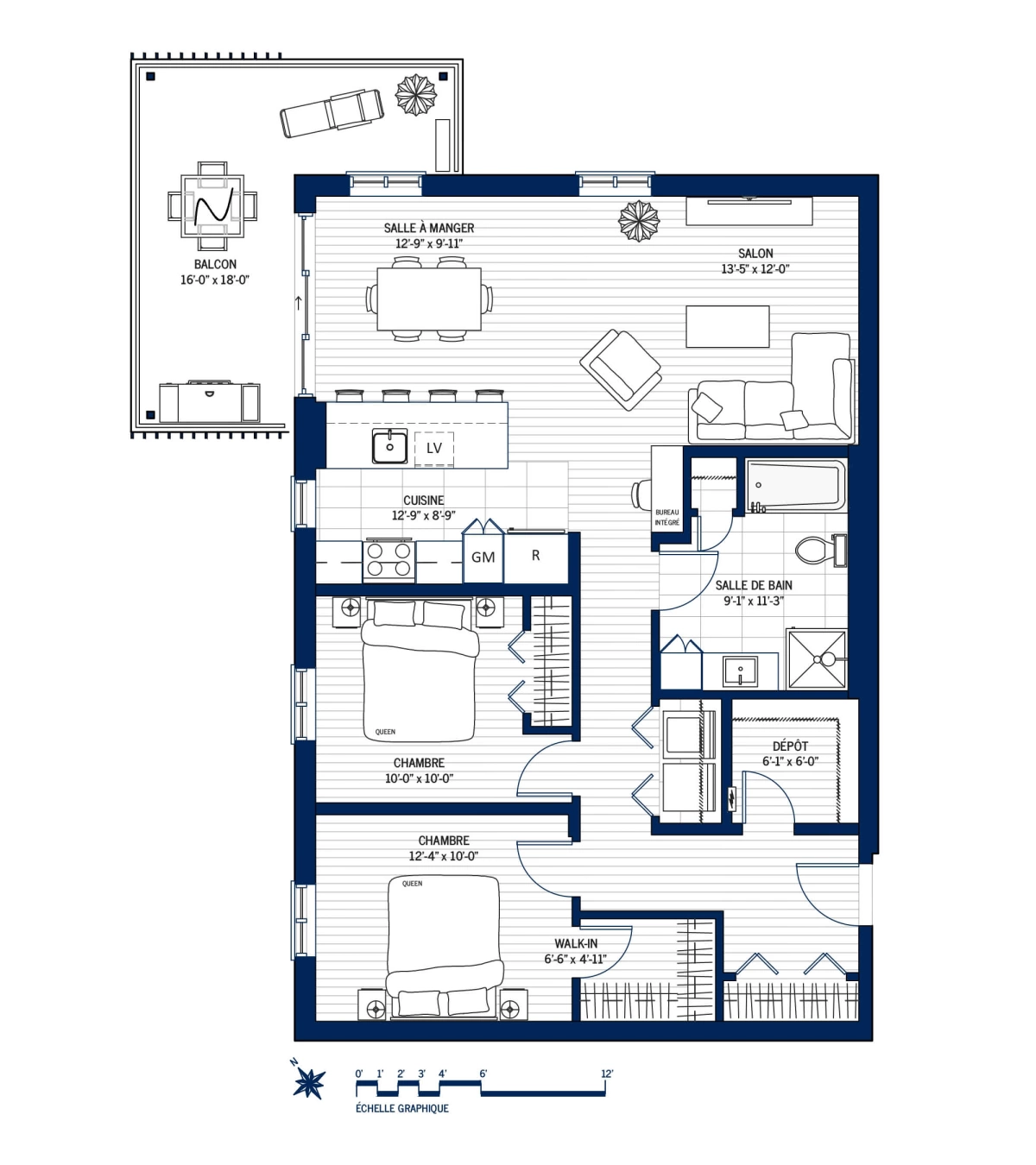 Plan Appartement 603