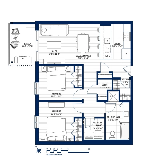 Plan Appartement 605