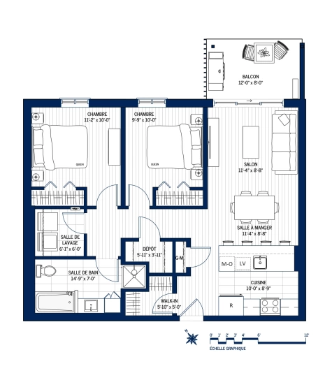 Plan Appartement 106