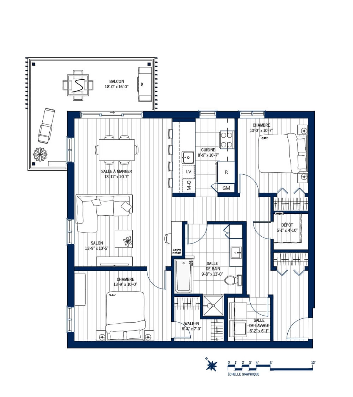 Plan Appartement 410