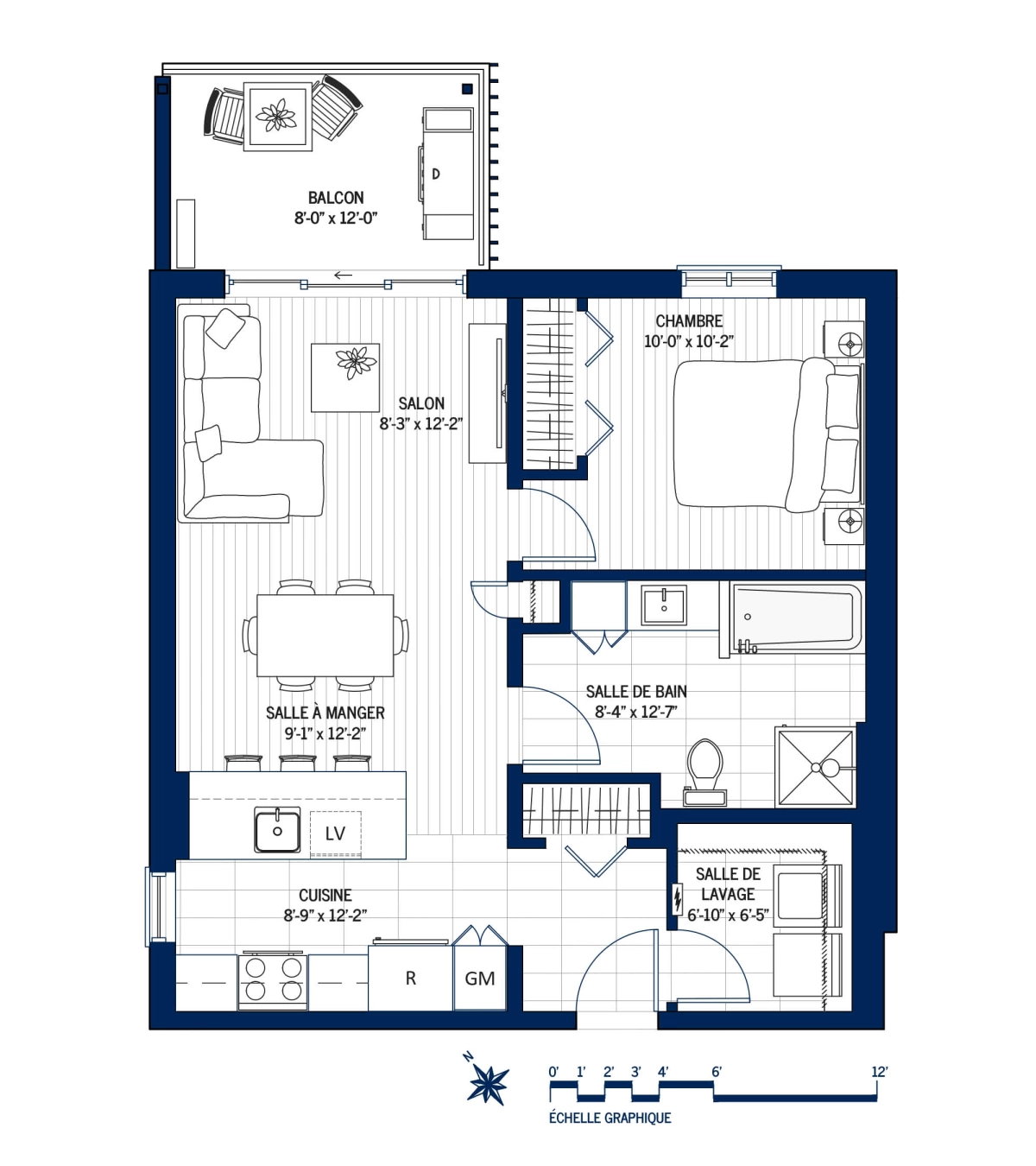 Plan Appartement 607